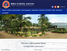 Tablet Screenshot of birlaschoolkalyan.com